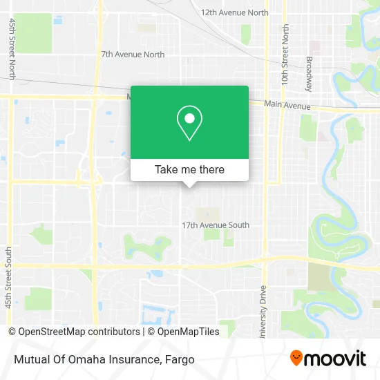 Mutual Of Omaha Insurance map