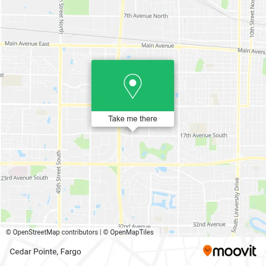 Cedar Pointe map