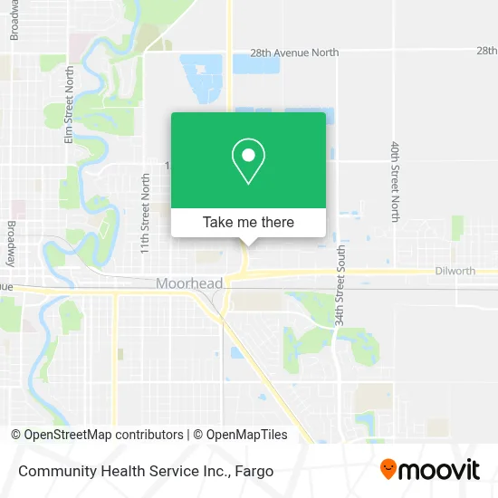 Community Health Service Inc. map