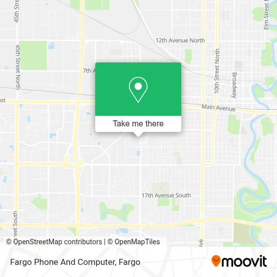 Fargo Phone And Computer map