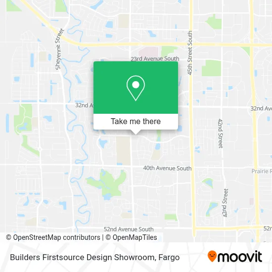Builders Firstsource Design Showroom map