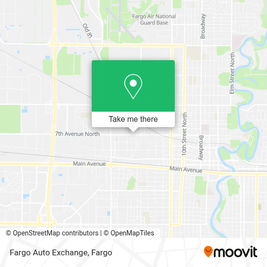 Fargo Auto Exchange map