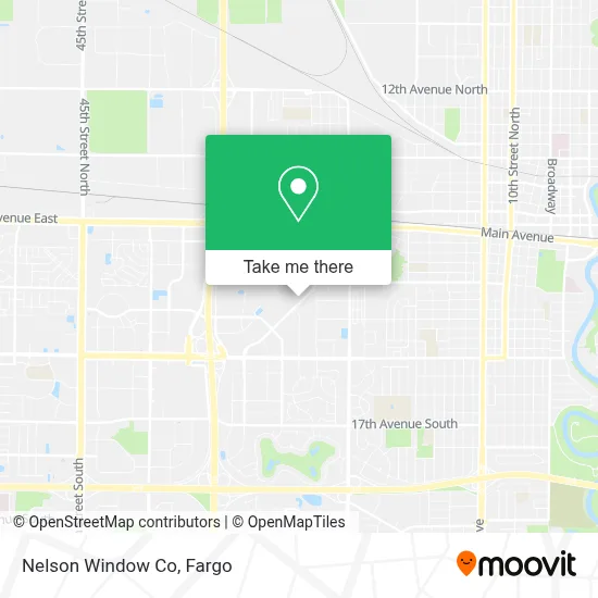 Nelson Window Co map