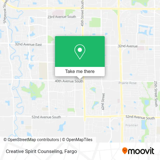 Creative Spirit Counseling map