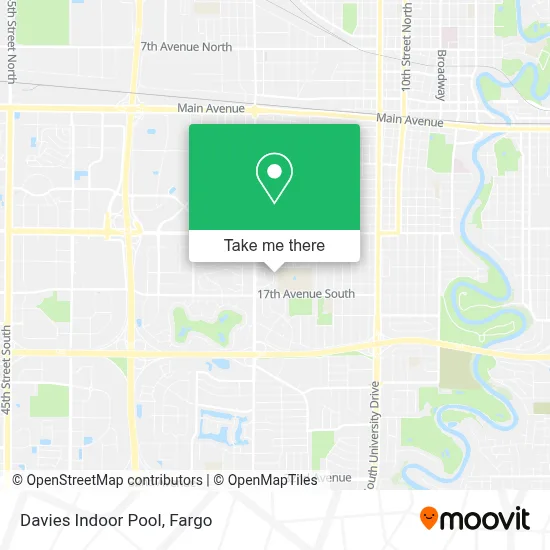 Davies Indoor Pool map