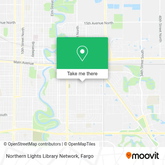 Northern Lights Library Network map