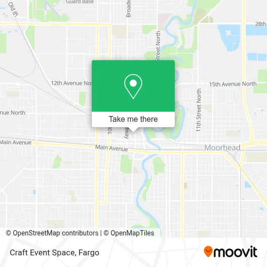 Craft Event Space map