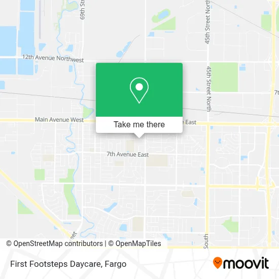 First Footsteps Daycare map