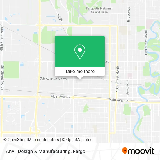 Anvil Design & Manufacturing map