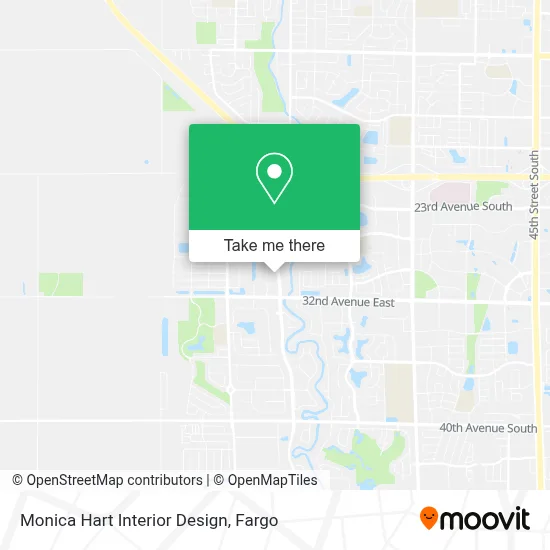 Monica Hart Interior Design map