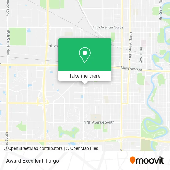 Award Excellent map