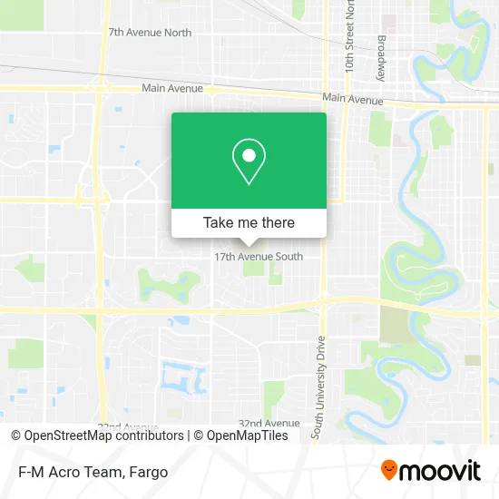 F-M Acro Team map