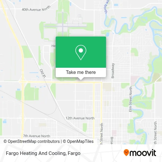Fargo Heating And Cooling map