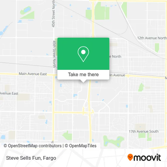 Steve Sells Fun map