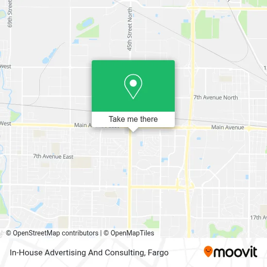 In-House Advertising And Consulting map