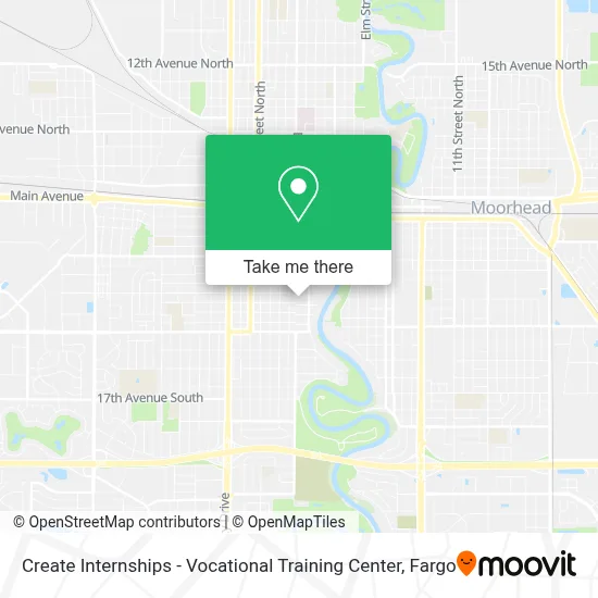 Create Internships - Vocational Training Center map