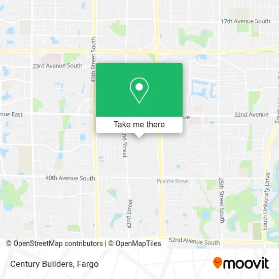 Century Builders map