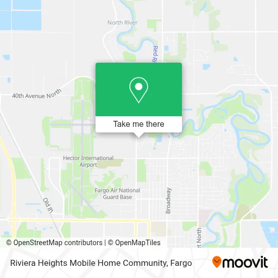 Riviera Heights Mobile Home Community map