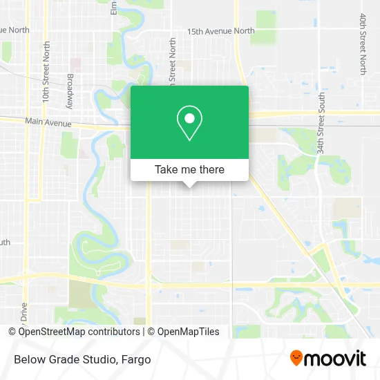 Below Grade Studio map