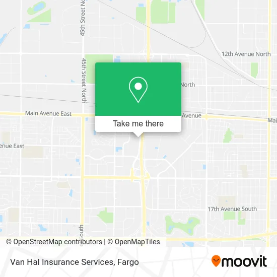 Van Hal Insurance Services map