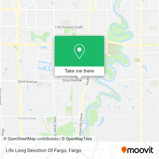 Life Long Devotion Of Fargo map