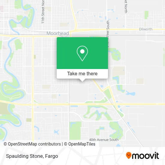 Spaulding Stone map