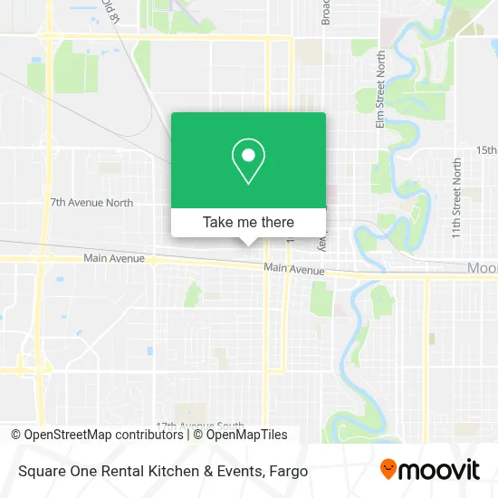 Square One Rental Kitchen & Events map