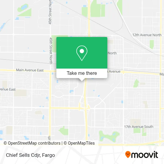 Chief Sells Cdjr map