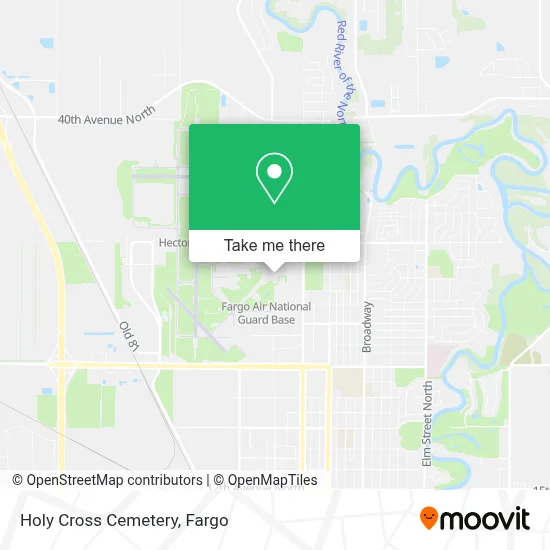 Holy Cross Cemetery map