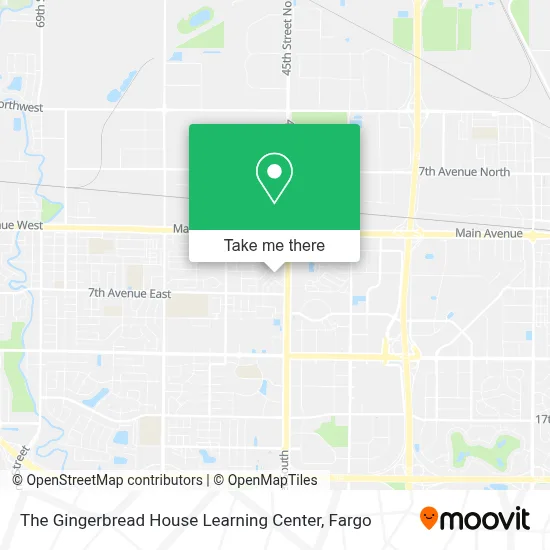 The Gingerbread House Learning Center map
