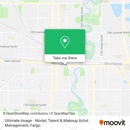 Ultimate Image - Model, Talent & Makeup Artist Management map