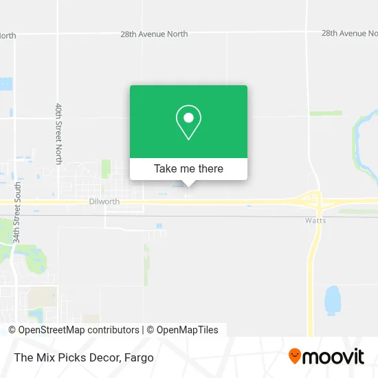 The Mix Picks Decor map