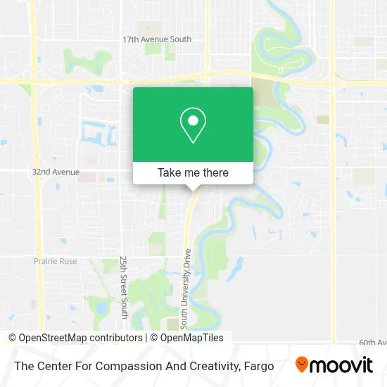 The Center For Compassion And Creativity map