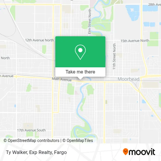 Ty Walker, Exp Realty map