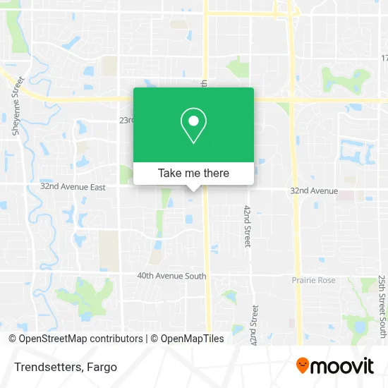 Trendsetters map