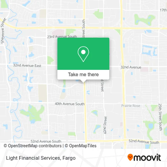 Light Financial Services map