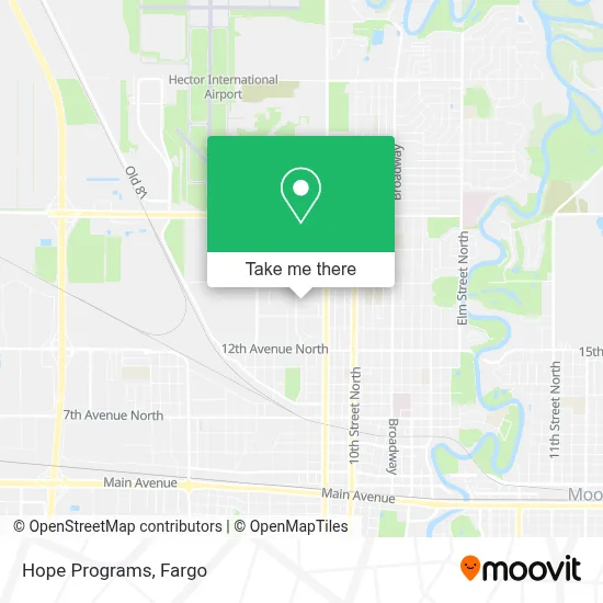 Hope Programs map