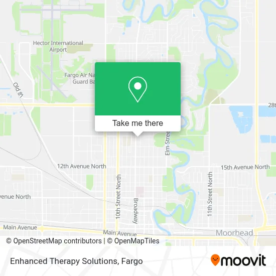 Enhanced Therapy Solutions map