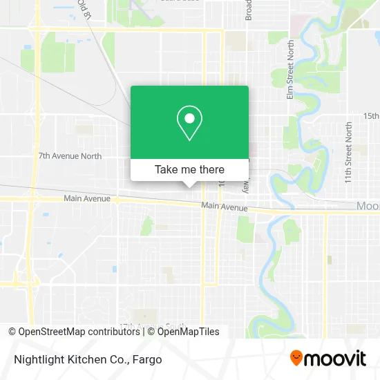Nightlight Kitchen Co. map