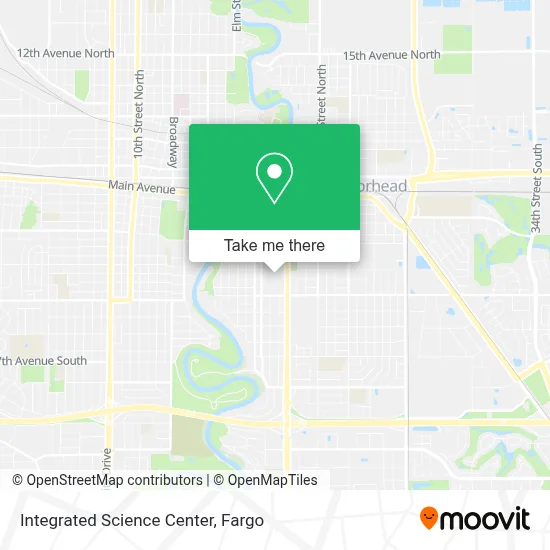 Integrated Science Center map