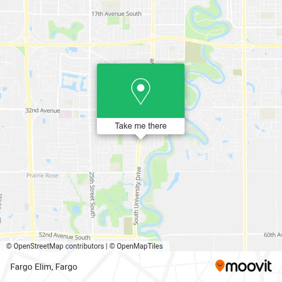 Fargo Elim map