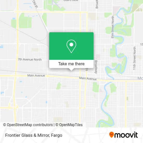 Frontier Glass & Mirror map