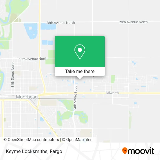 Keyme Locksmiths map