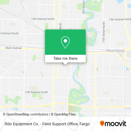 Mapa de Rdo Equipment Co. - Field Support Office