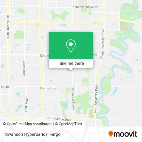 Swanson Hyperbarics map