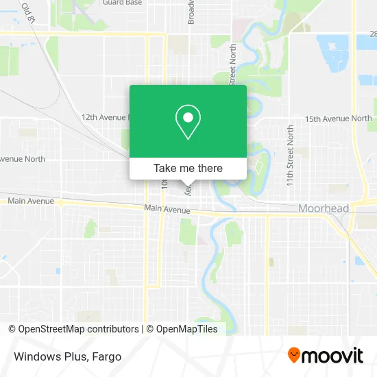 Windows Plus map