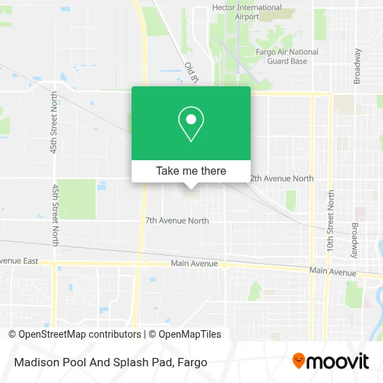 Madison Pool And Splash Pad map
