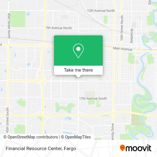 Financial Resource Center map