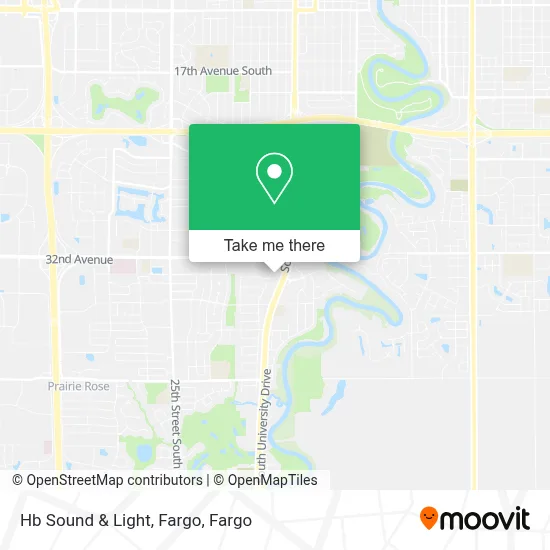 Hb Sound & Light, Fargo map