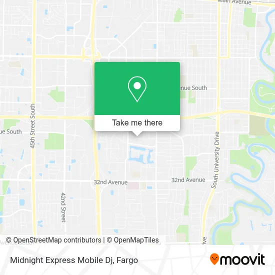 Midnight Express Mobile Dj map